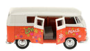 hippie volkswagenbus oranje 10,5 cm