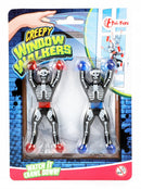 raamloper junior 8 cm siliconen zwart/wit