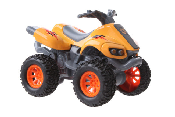 quad Beach Moto jongens 10 cm pull-back geel