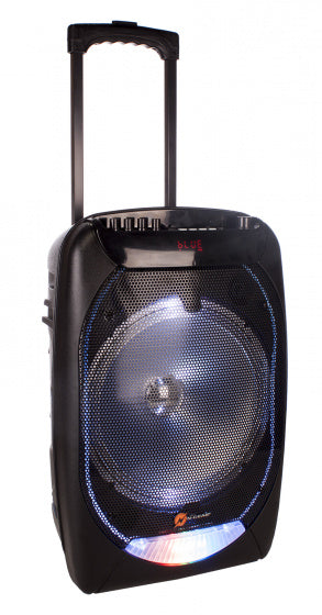 bluetoothspeaker The Flash 1210 trolley 300W zwart