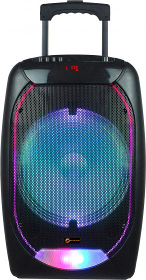 bluetoothspeaker The Flash 1210 trolley 300W zwart