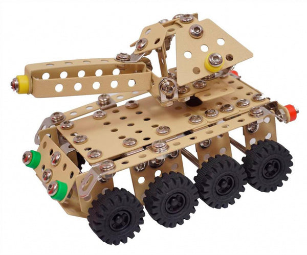 bouwpakket Alpha Tank 21 cm staal beige/zwart 311-delig