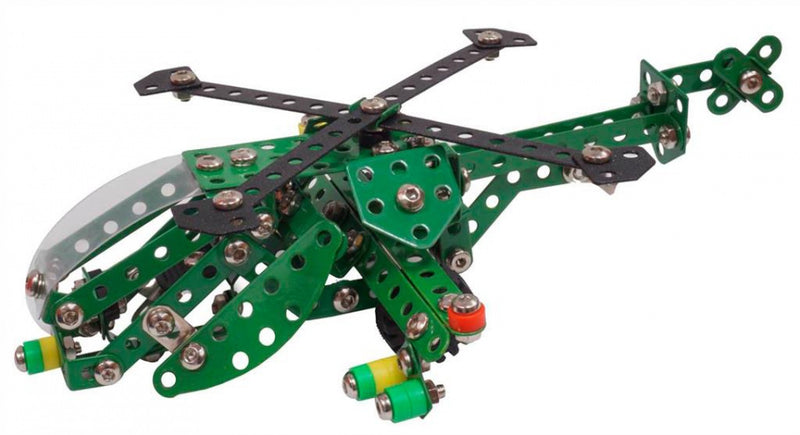 bouwpakket Charly Combat 24 cm staal groen/zwart 295-delig