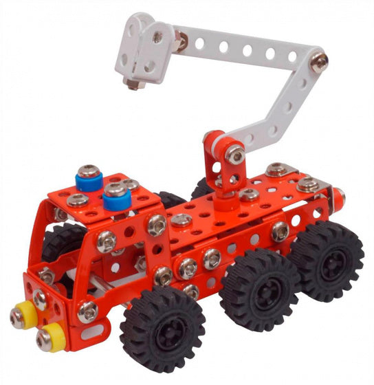 bouwpakket Fire Jack 13 cm staal rood/wit 179-delig