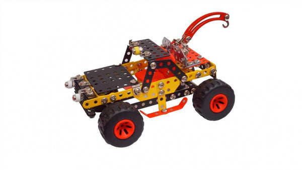 bouwpakket Super Rescue 21 cm staal geel/oranje 345-delig