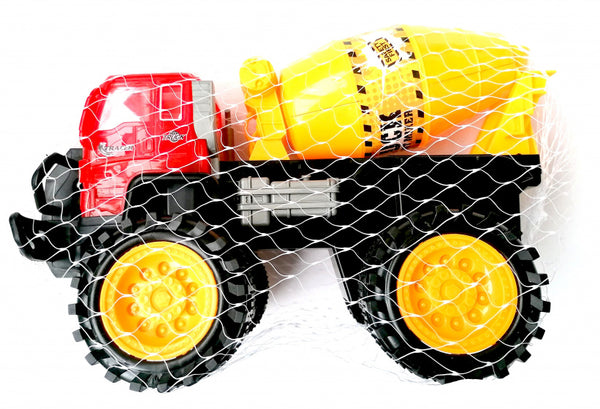 cement truck junior 25 x 18 cm geel/zwart/rood