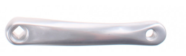 crank 170 mm links staal JIS zilver per stuk