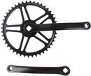 Crankstel 44T Vinty spieloos - voor vierkante as - 170mm crank - zwart