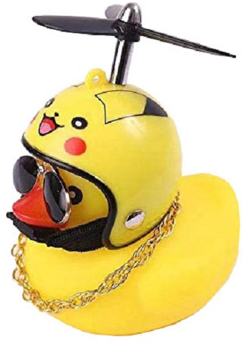fietsbel Duck Pikachu junior led 25,4 mm geel