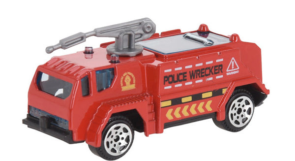 hulpdienstvoertuig Brandweer gepantserd jongens 7 cm staal rood