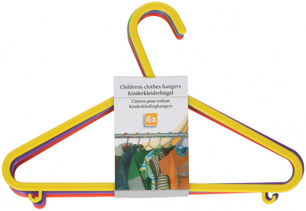 Kinderkledinghanger, 6dlg.