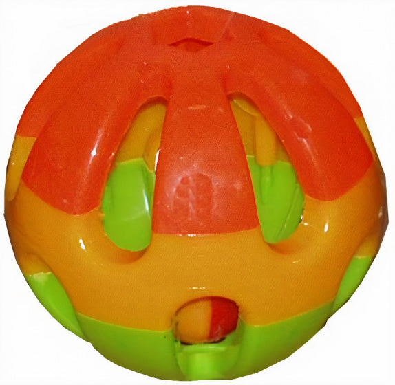 Plastic Knaagdierbal+bel 7,5 CM
