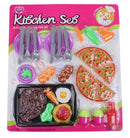 kookset speelgoedeten met accessoires 30-delig
