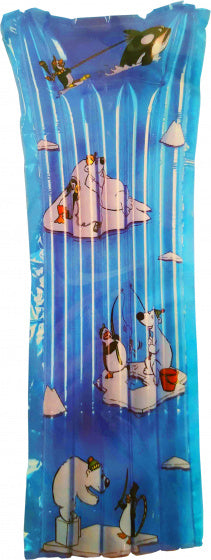 luchtbed Arctic junior 163 x 57 cm vinyl blauw