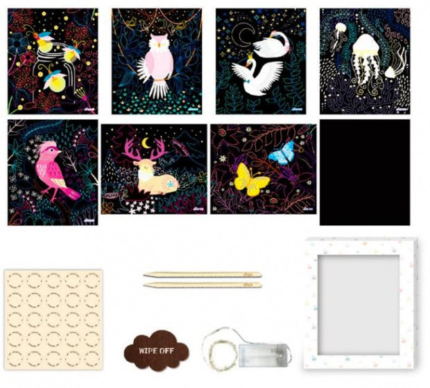 maak je eigen lichtdoos led junior 24 x 28 cm 13-delig