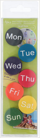 memomagneet 8 x 25 x 25 mm kunststof 7 stuks