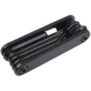 multitool 10 functies 2/3/4/5/6/8 mm T20/25 staal zwart