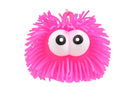 pufferbal Big Eyes junior 10 cm siliconen roze