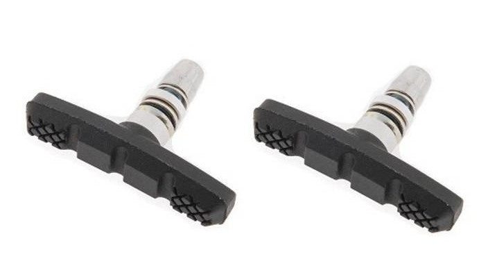 remblokken v-brake 70 x 14 mm zwart 2 stuks