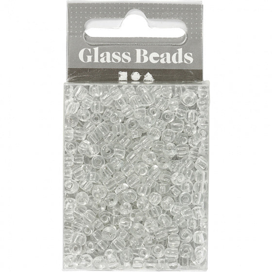 rocailles junior 4 mm transparant 25 gram