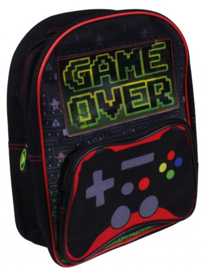 rugzak Game Over jongens 30,5 x 24 x 9 cm polyester
