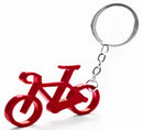 sleutelhanger fiets aluminium rood