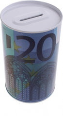 spaarpot 20 euro blauw 13 cm