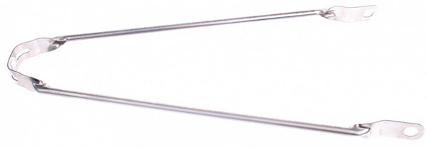 Spatbordstang 28" RVS met 12 mm bevestigingsgaten
