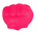 stressbal vuist junior 7 cm siliconen roze