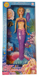 tienerpop zeemeermin 30 cm paars