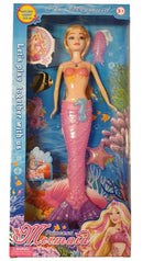 tienerpop zeemeermin 30 cm roze