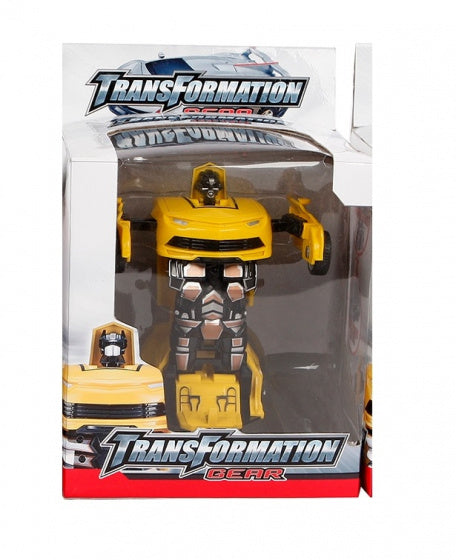 transformers auto/robot 14 cm geel