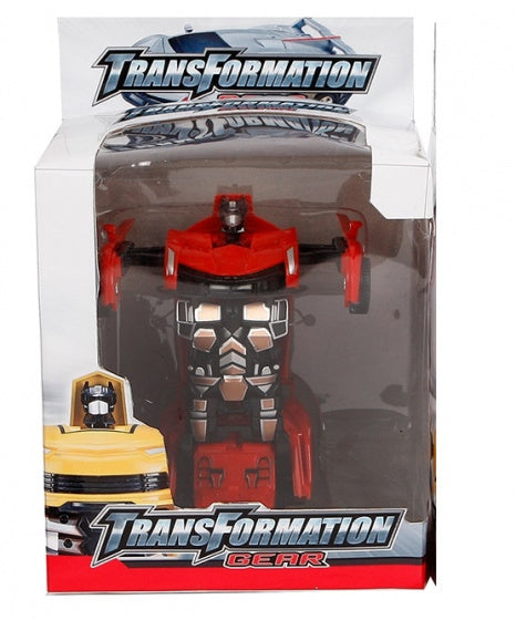 transformers auto/robot 14 cm rood