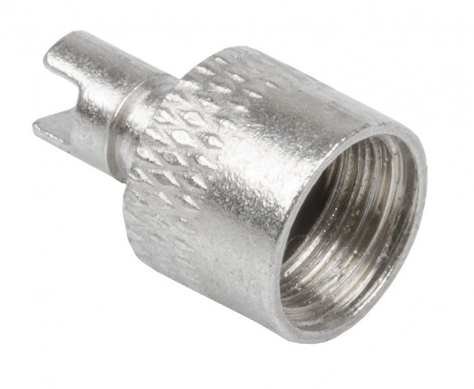 uitdraainippel AV aluminium zilver