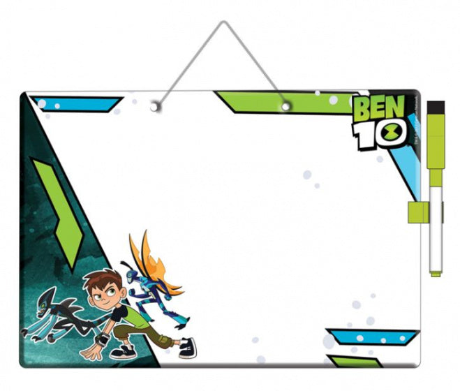 whiteboard Ben 10 jongens 29 cm wit/groen