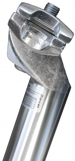 Zadelpen ATB ø26,8 mm / 350 mm aluminium - zilver