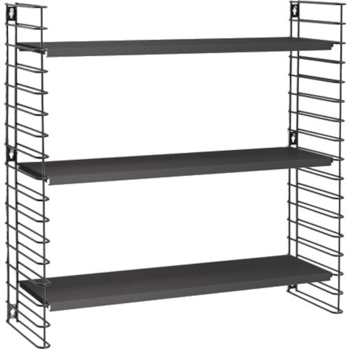 Tomado Boekenrek Epoxy zwart/zwart 70x21x68cm