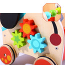 trekfiguur hond junior 27 x 17 x 21,6 cm hout 4-delig