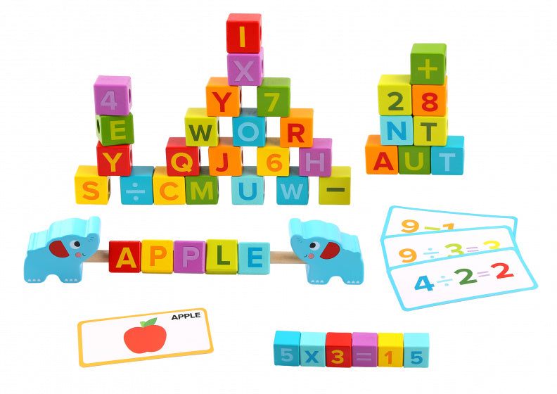 puzzelbox Tellen & Rekenen junior 23 cm hout