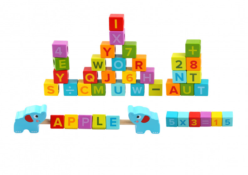 puzzelbox Tellen & Rekenen junior 23 cm hout