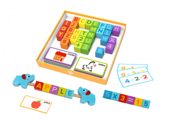 puzzelbox Tellen & Rekenen junior 23 cm hout
