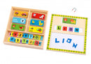 puzzelbox Letters & Woorden junior 30 cm hout