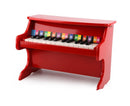 mini-piano 41,5 x 25 x 29,5 cm hout rood
