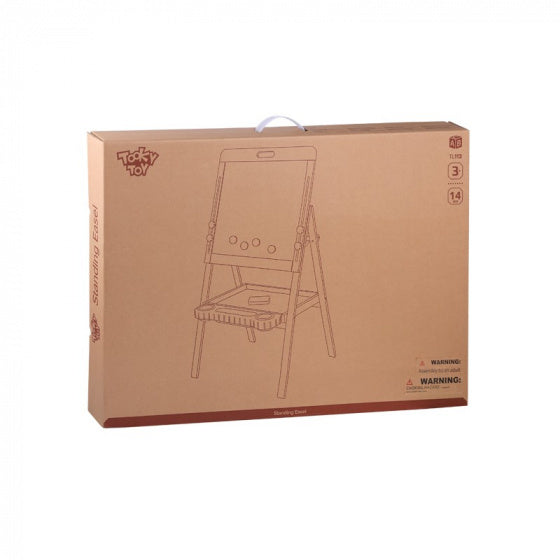 tekenbord junior 55 x 50,5 x 118 cm hout bruin