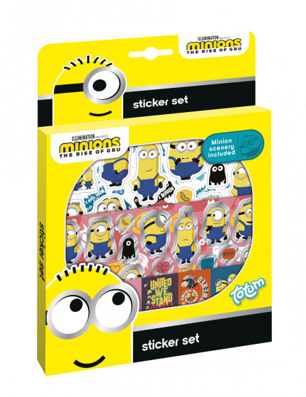 Totum Minions Stickerset 12 Stuks