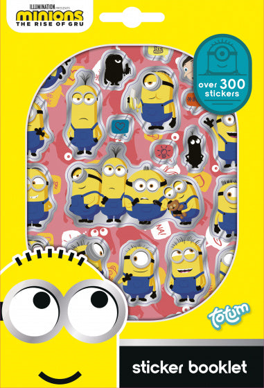 Totum Minions Stickerboek met +300 Stickers 3 Stuks