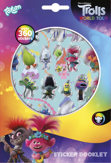 Totum Trolls - Stickervellen, 4st.