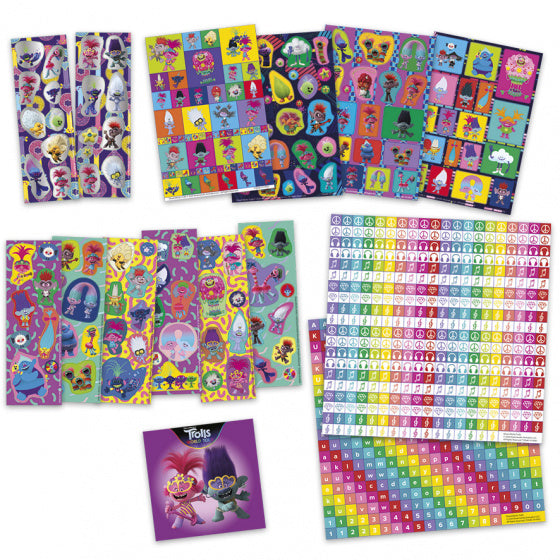 Totum Dreamworsk Trolls Stickerbox