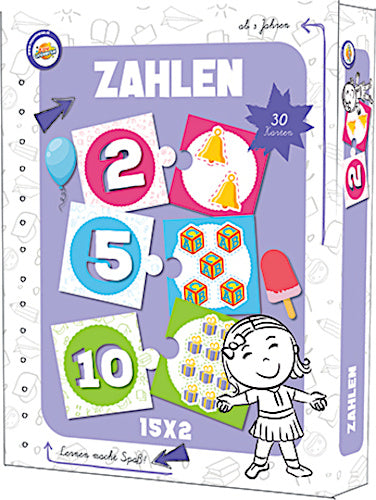 leerspel Tellen junior karton paars 30-delig (de)