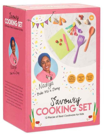 bak- en kookset Nadiya's hartig siliconen 12-delig